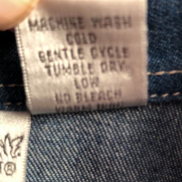 Fashion Bug Women's Denim Applique Embroidered Button Front Jacket Sz 14-16 - Picture 4 of 6